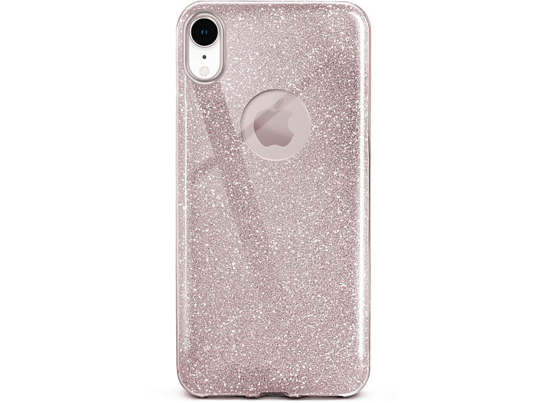 ONEFLOW Glitter Case, Backcover, Apple, iPhone XR, Gloss - Rosé