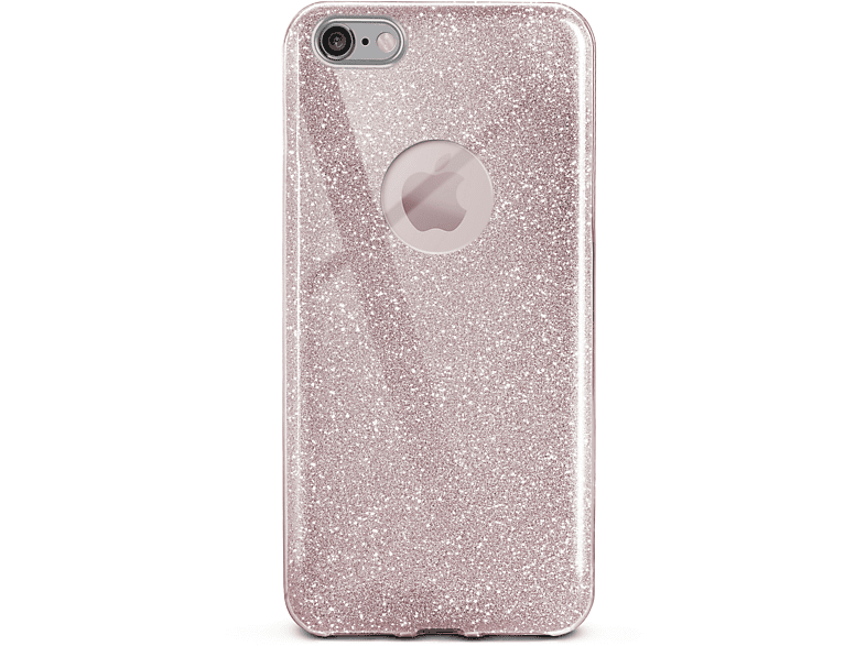 ONEFLOW Glitter Case, Backcover, Apple, 6s iPhone / 6, Gloss - iPhone Rosé