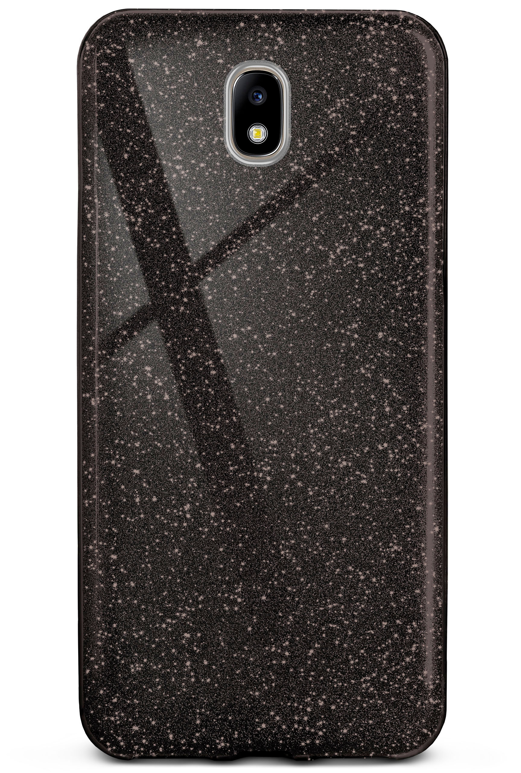 Black (2017), ONEFLOW Glamour Backcover, J5 Glitter - Samsung, Galaxy Case,