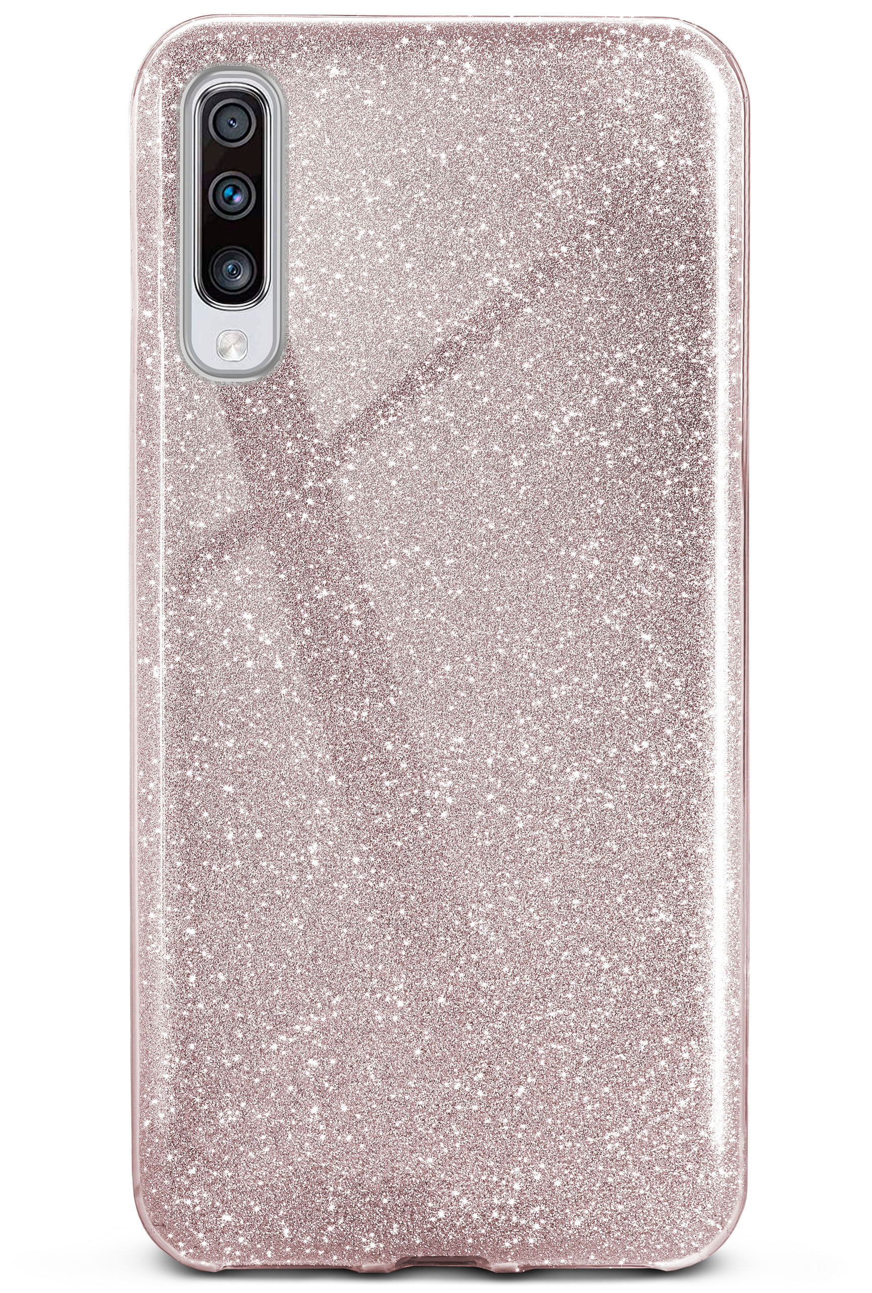 Backcover, Galaxy Rosé Gloss ONEFLOW Case, A70, Samsung, - Glitter