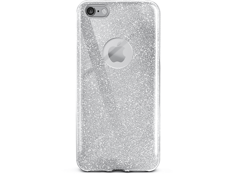 Glitter iPhone iPhone / Silver Backcover, Apple, Sparkle Case, ONEFLOW 6s 6, -
