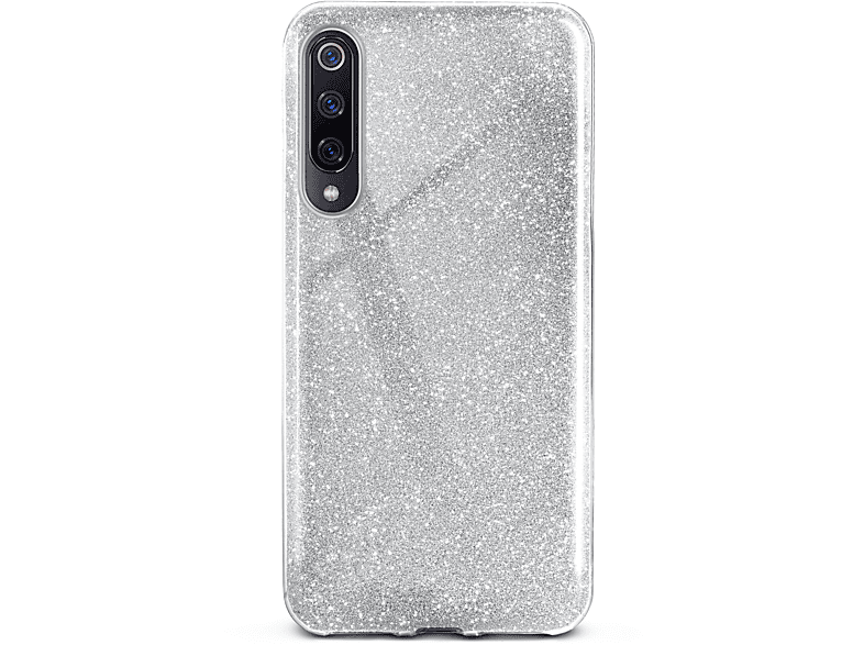 ONEFLOW Glitter Silver Sparkle Mi 9 - Explorer, Xiaomi, / Backcover, 9 Mi Case