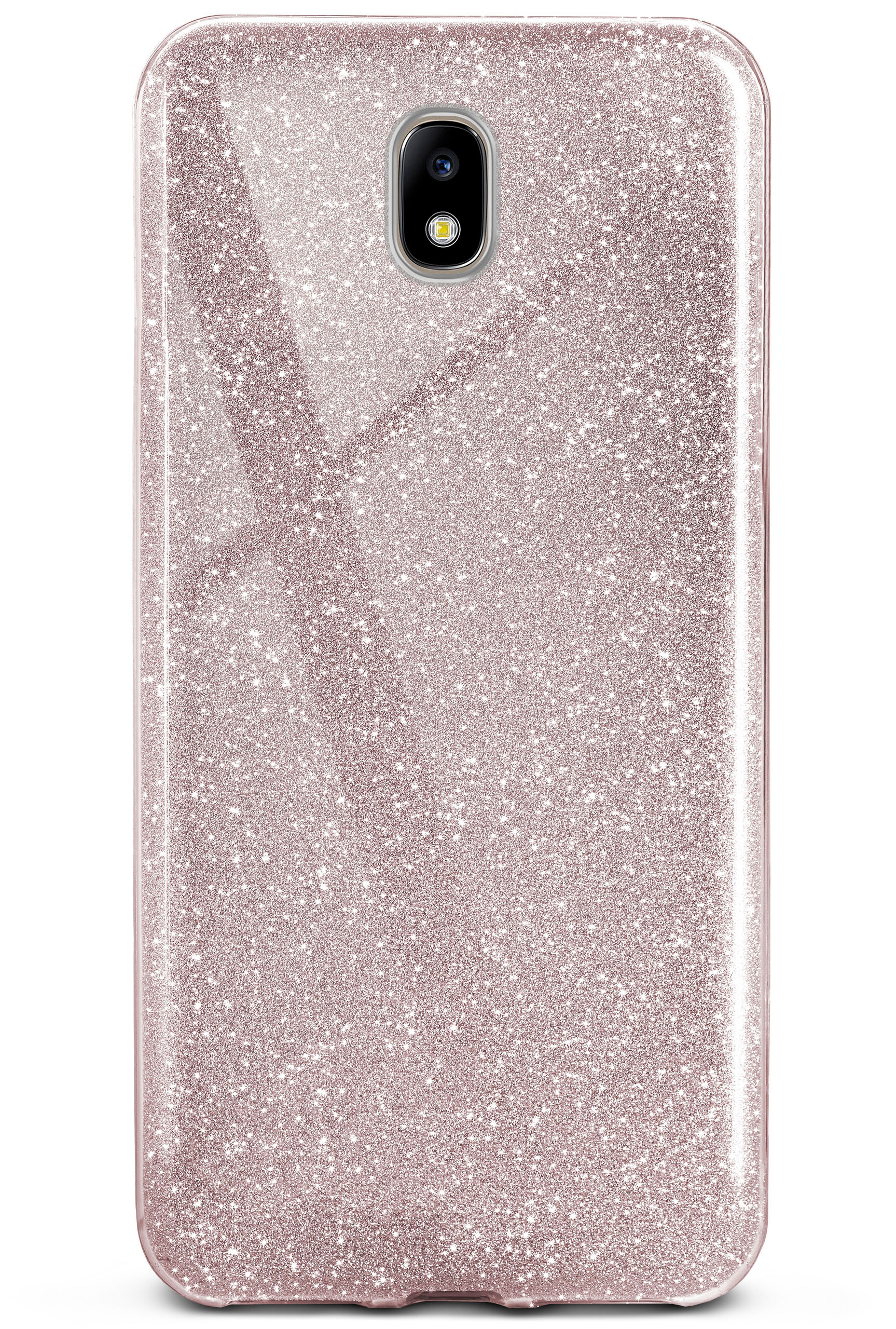 Glitter Samsung, ONEFLOW J5 Rosé Gloss Galaxy (2017), Case, Backcover, -