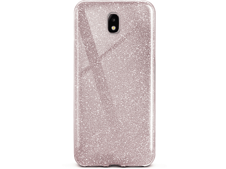 ONEFLOW Glitter Case, Backcover, Samsung, Galaxy J5 (2017), Gloss - Rosé