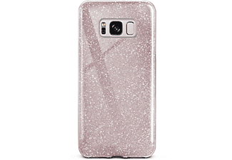 ONEFLOW Glitter Case, Backcover, Samsung, Galaxy S8, Gloss - Rosé