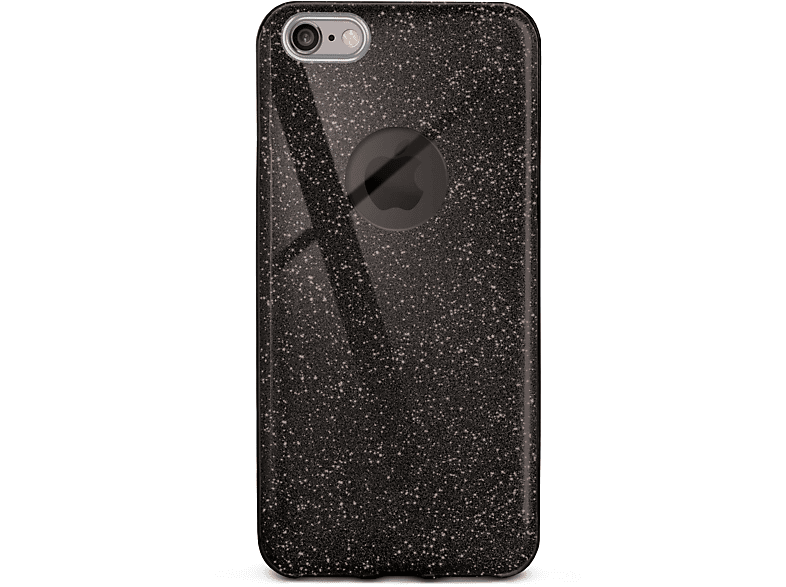 ONEFLOW Glitter Case, Backcover, Apple, iPhone 6s / iPhone 6, Glamour - Black