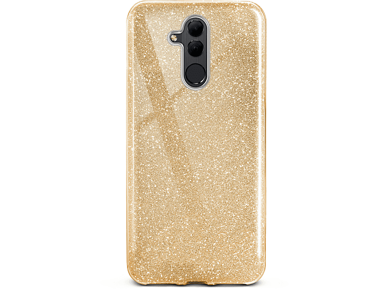 ONEFLOW Glitter Case, Backcover, Huawei, Mate 20 Lite, Shine - Gold | Backcover