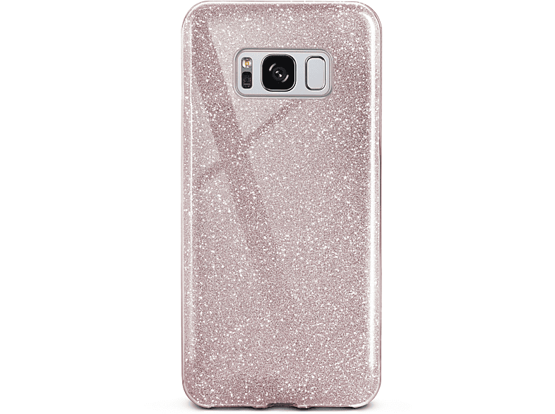 ONEFLOW Glitter Case, Backcover, Samsung, Galaxy S8 Plus, Gloss - Rosé