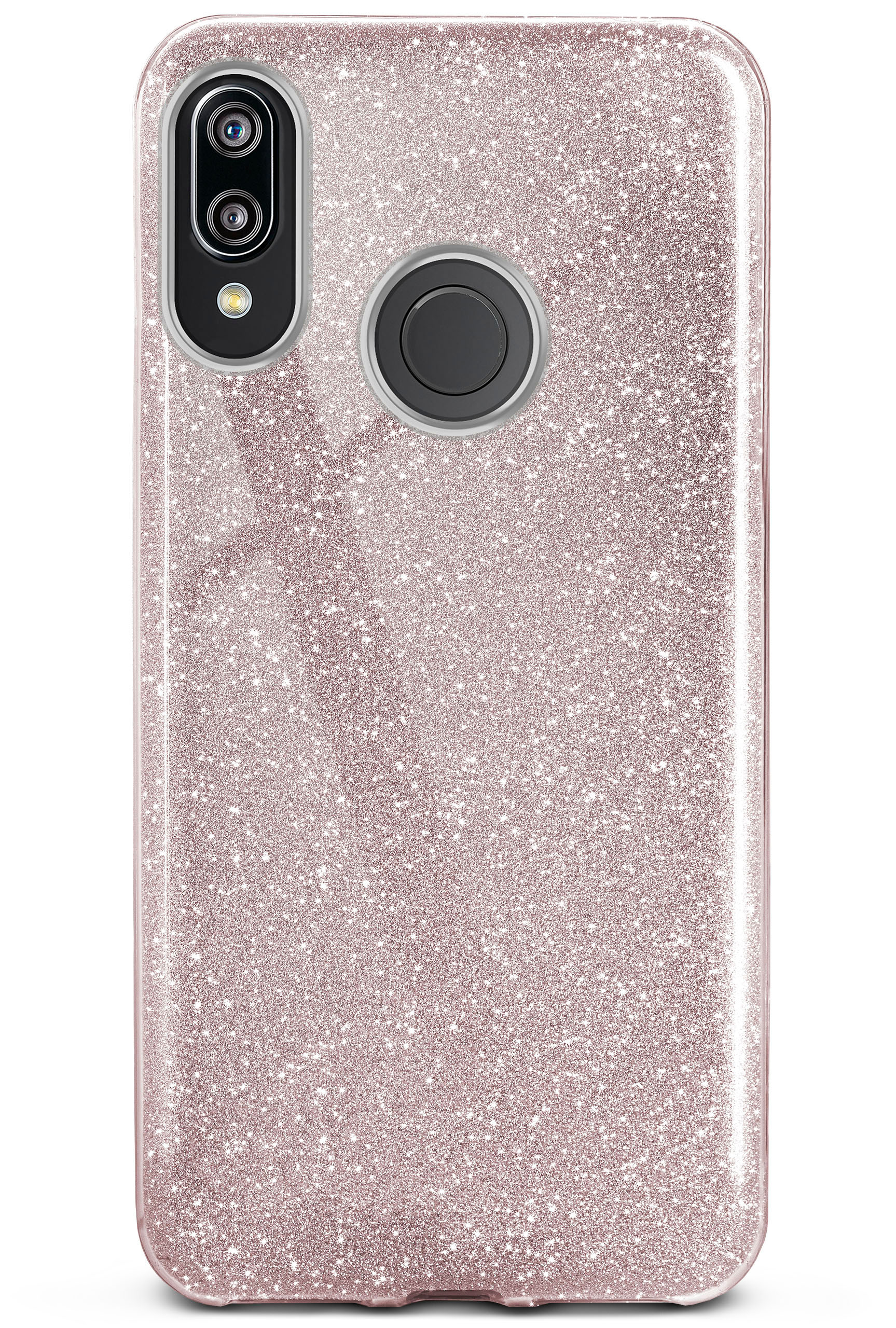 ONEFLOW Glitter Case, P20 Backcover, - Gloss Rosé Lite, Huawei