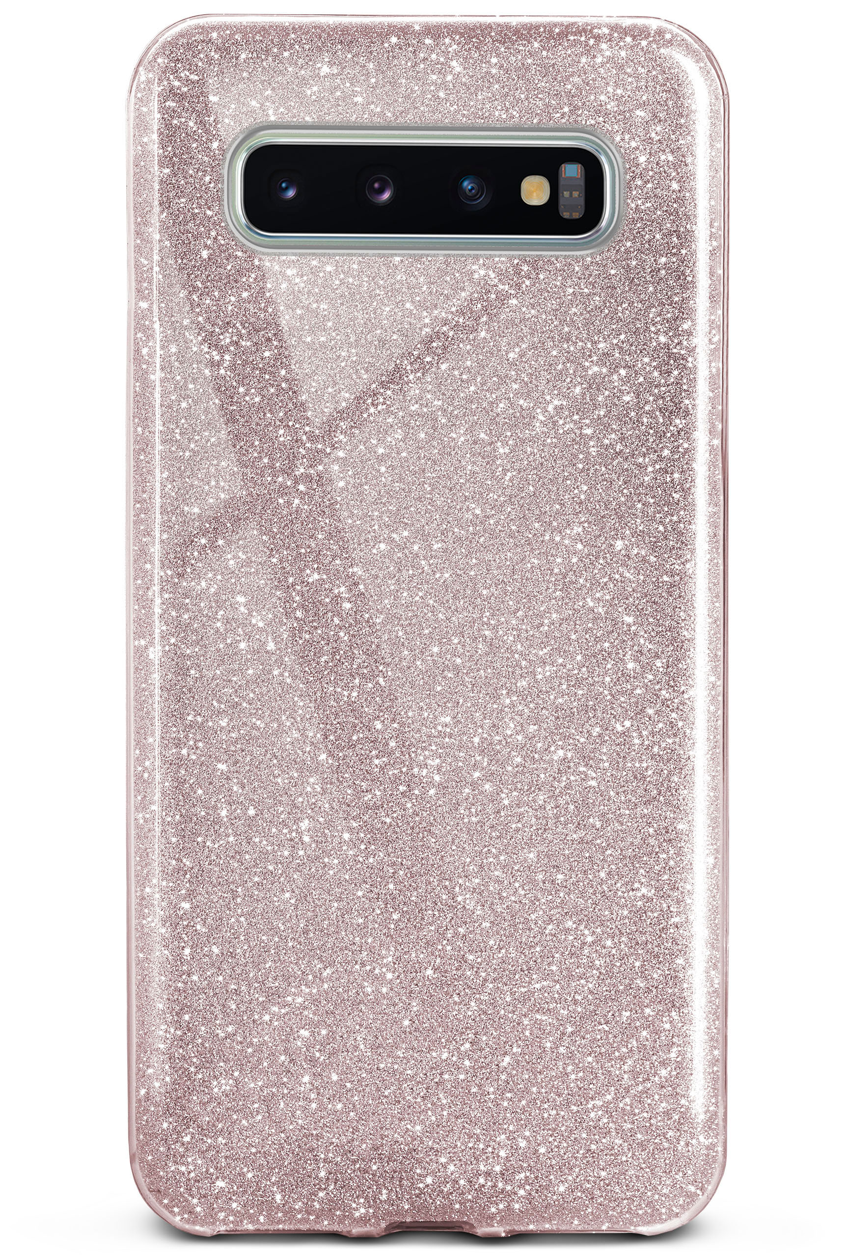 ONEFLOW Glitter Case, Backcover, Plus, Samsung, - S10 Rosé Gloss Galaxy