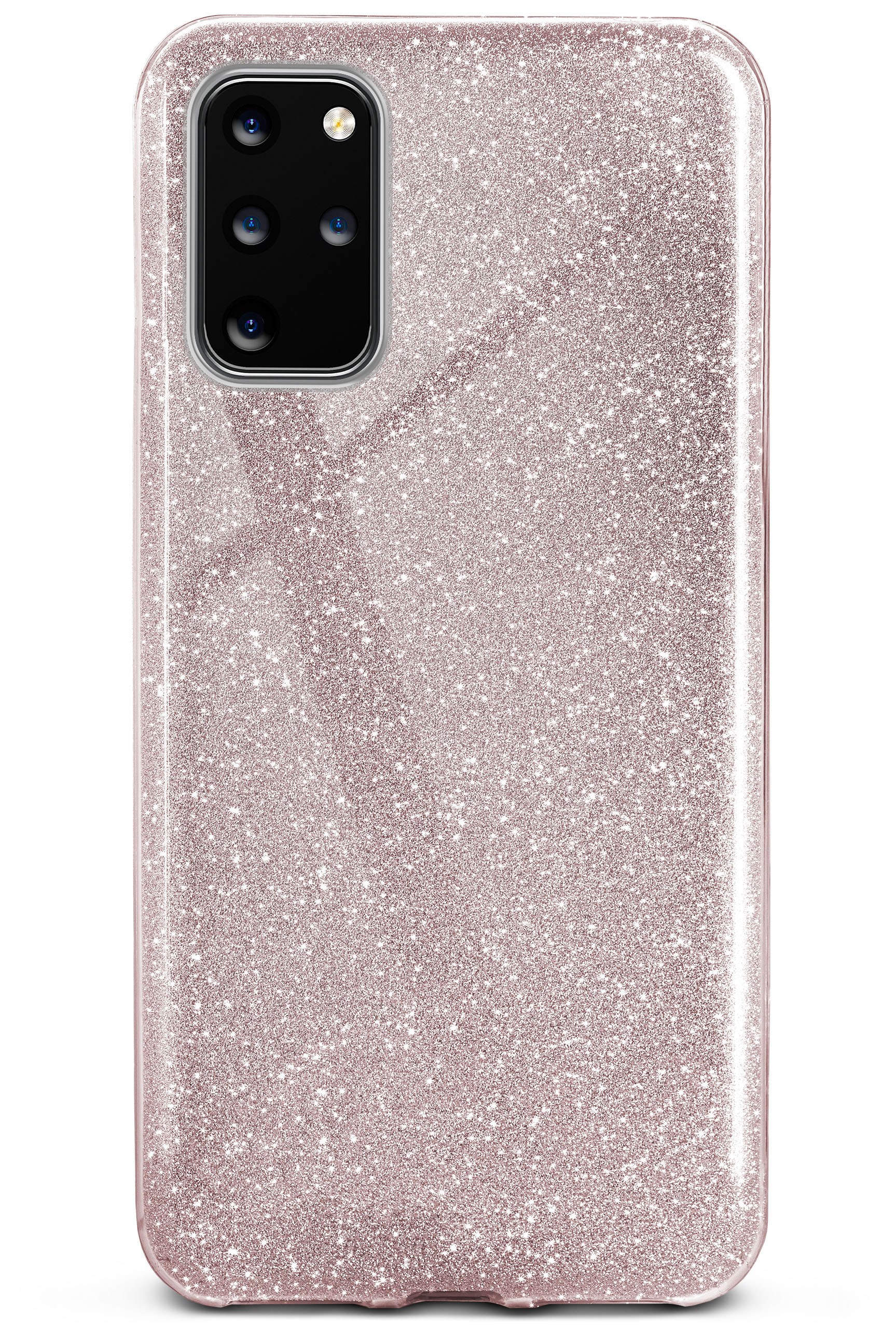 ONEFLOW Glitter Case, Galaxy Rosé - / S20 Plus Gloss Samsung, 5G, Backcover