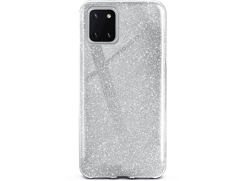 ONEFLOW Glitter Case, Backcover, Samsung, Galaxy Note 10 Lite, Sparkle - Silver