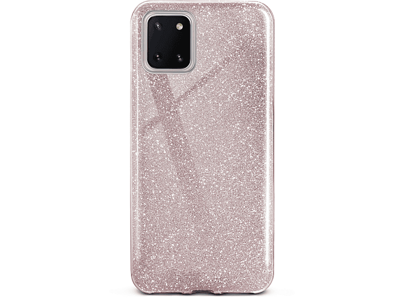 ONEFLOW Glitter Case, Backcover, Samsung, Galaxy Note 10 Lite, Gloss - Rosé