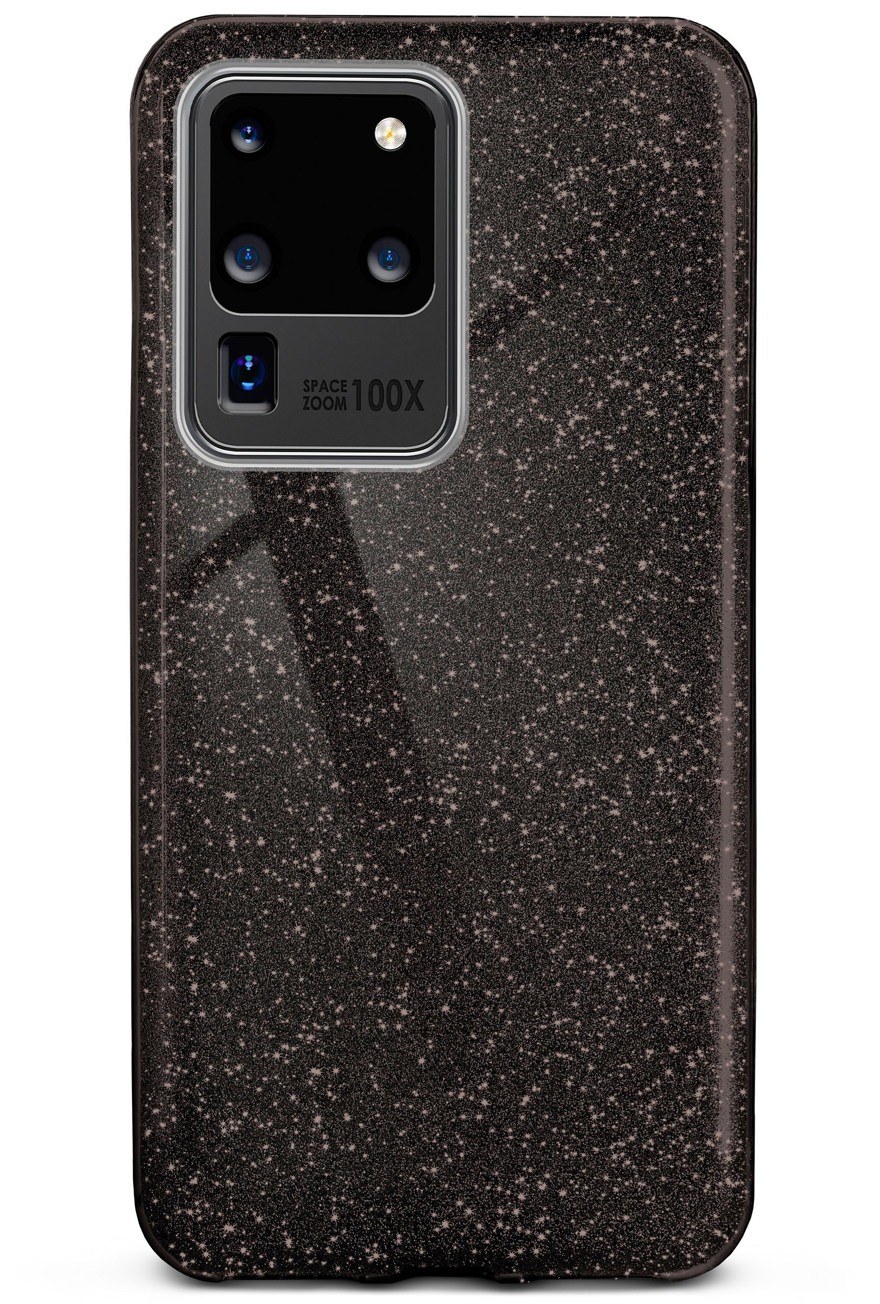 Glamour 5G, Glitter S20 / Samsung, Backcover, Ultra Black Case, - Galaxy ONEFLOW
