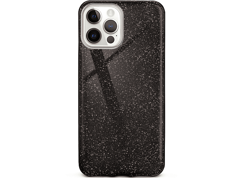 ONEFLOW Glitter Case, Backcover, Apple, iPhone 12 Pro Max, Glamour - Black