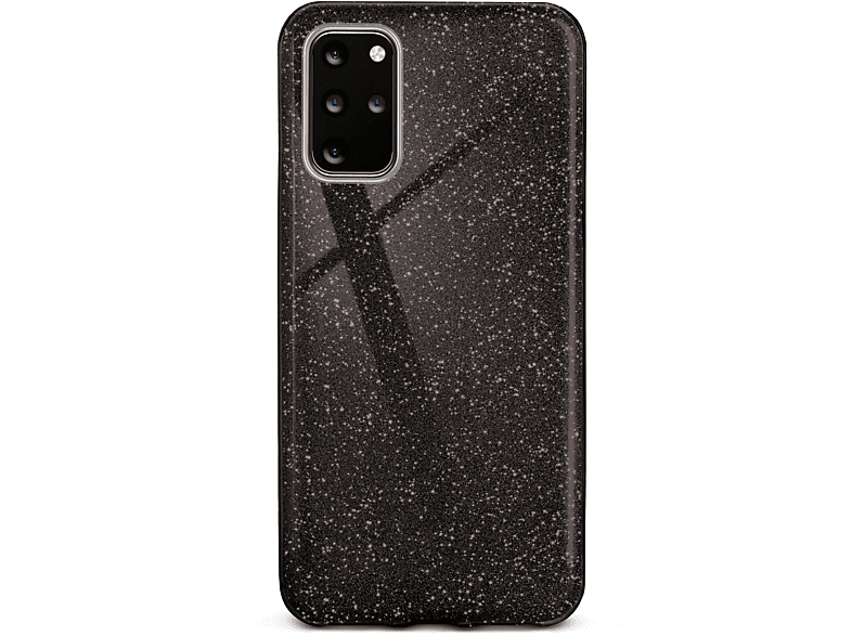 ONEFLOW Glitter Case, Backcover, Samsung, Galaxy S20 Plus / 5G, Glamour - Black