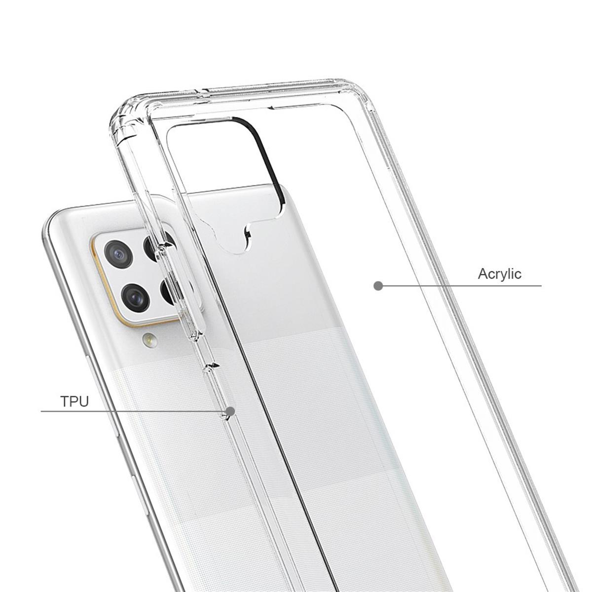 COVERKINGZ Handycase mit Display- Kameraschutz, Galaxy und A42 Samsung, 5G, Transparent Backcover