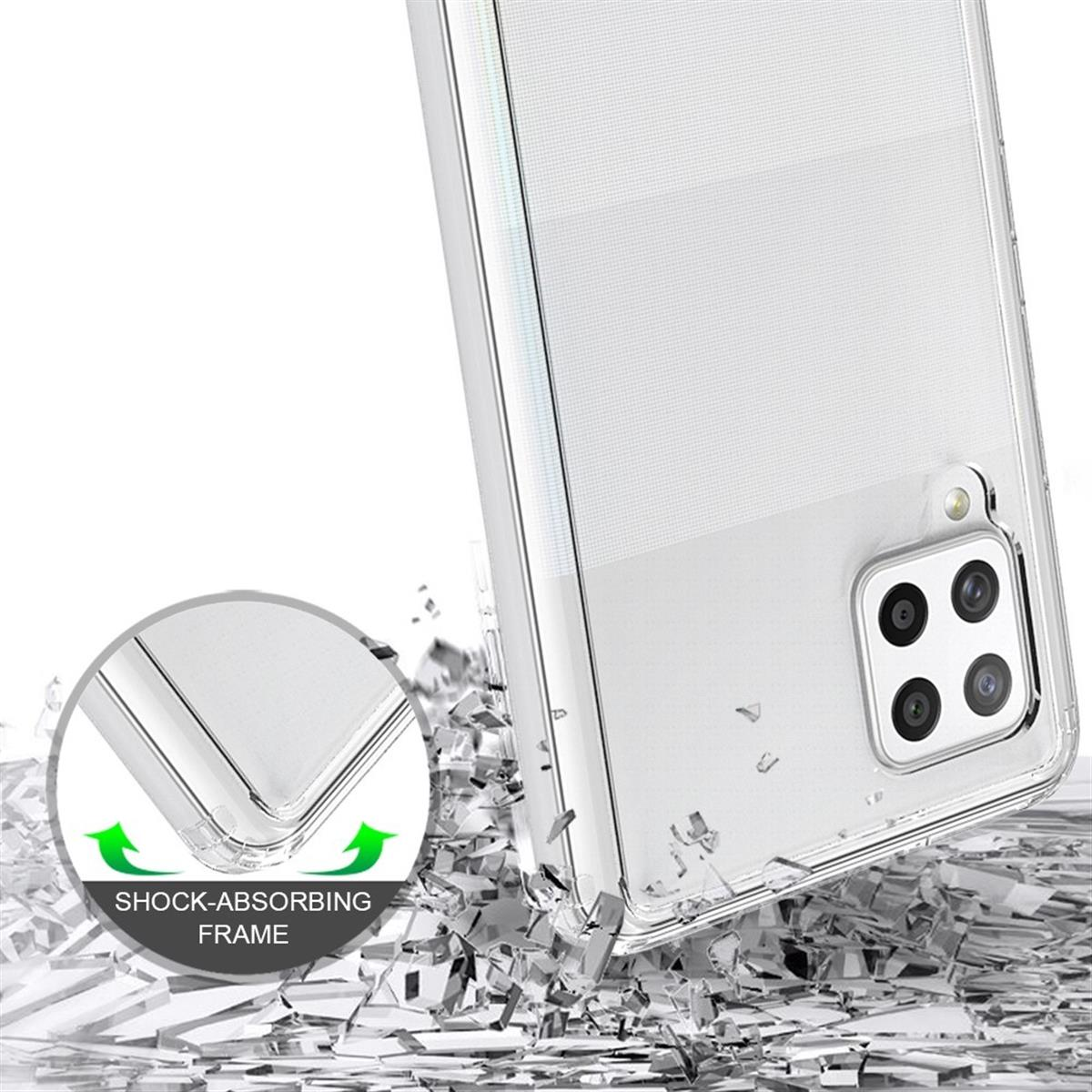 Backcover, und COVERKINGZ A42 Display- Kameraschutz, Galaxy Handycase 5G, Samsung, mit Transparent