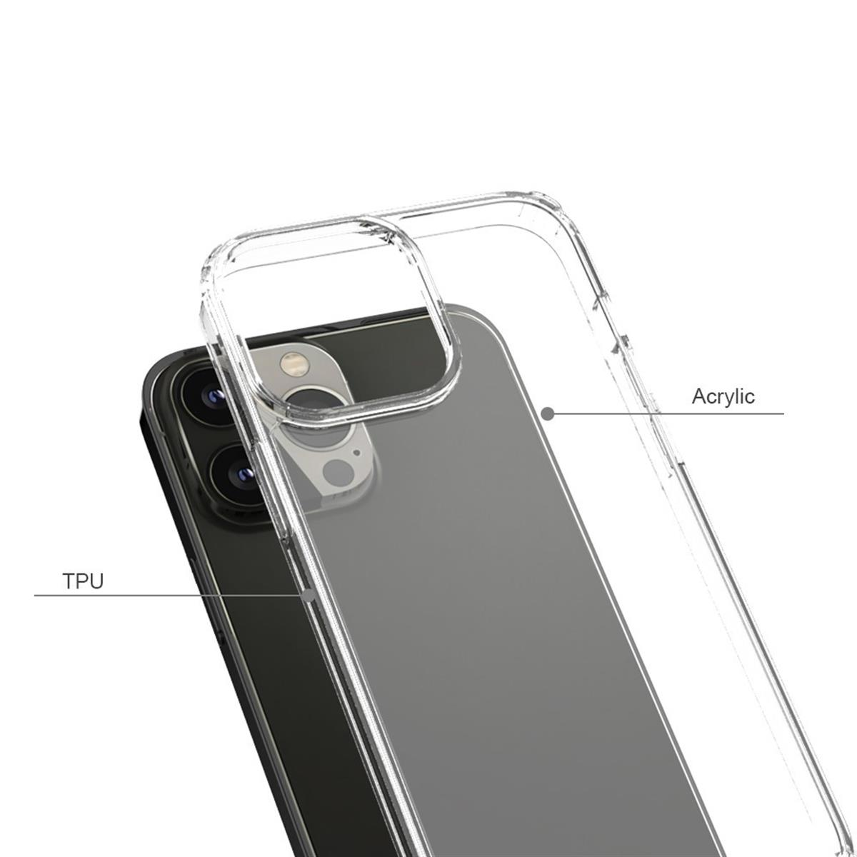 COVERKINGZ Handycase Max, Backcover, Apple, mit 13 und Kameraschutz, iPhone Display- Pro Transparent