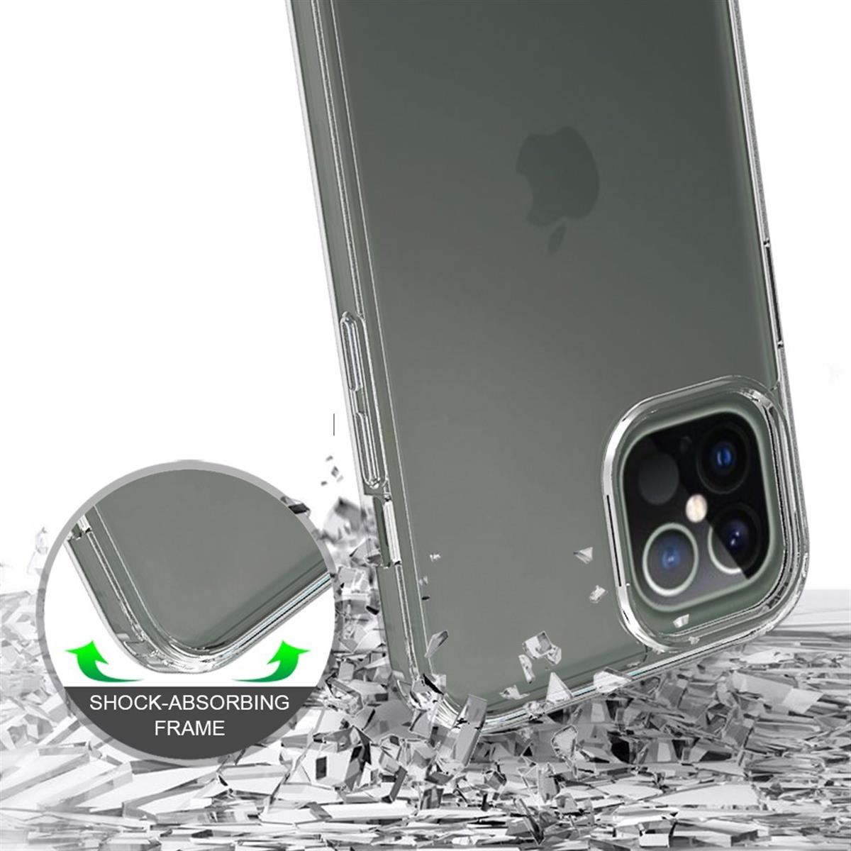 Handycase iPhone Apple, 12 Backcover, COVERKINGZ Kameraschutz, Display- Transparent Max, und mit Pro