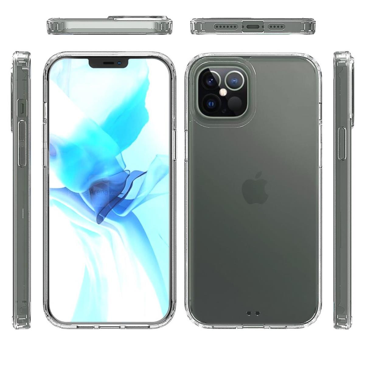 Display- 12 Apple, Transparent mit Backcover, und Max, COVERKINGZ Kameraschutz, Pro iPhone Handycase