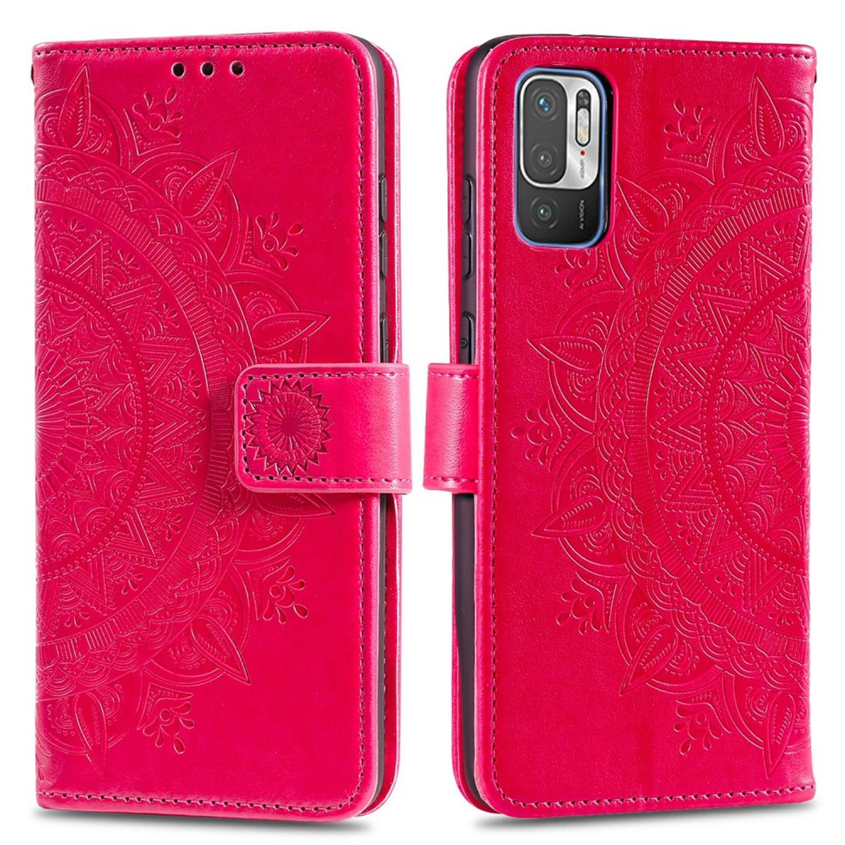 Pink 10 Mandala Bookcover, Muster, Redmi Note Pro, M3 COVERKINGZ Xiaomi, mit 5G/Poco Klapphülle