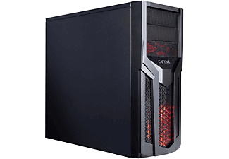 PC gaming  - Power Starter R65-389 CAPTIVA, 3000G, 16 GB, 480 GB, Nvidia GeForce GT 1030 2GB GDDR5, sin sistema operativo, negro