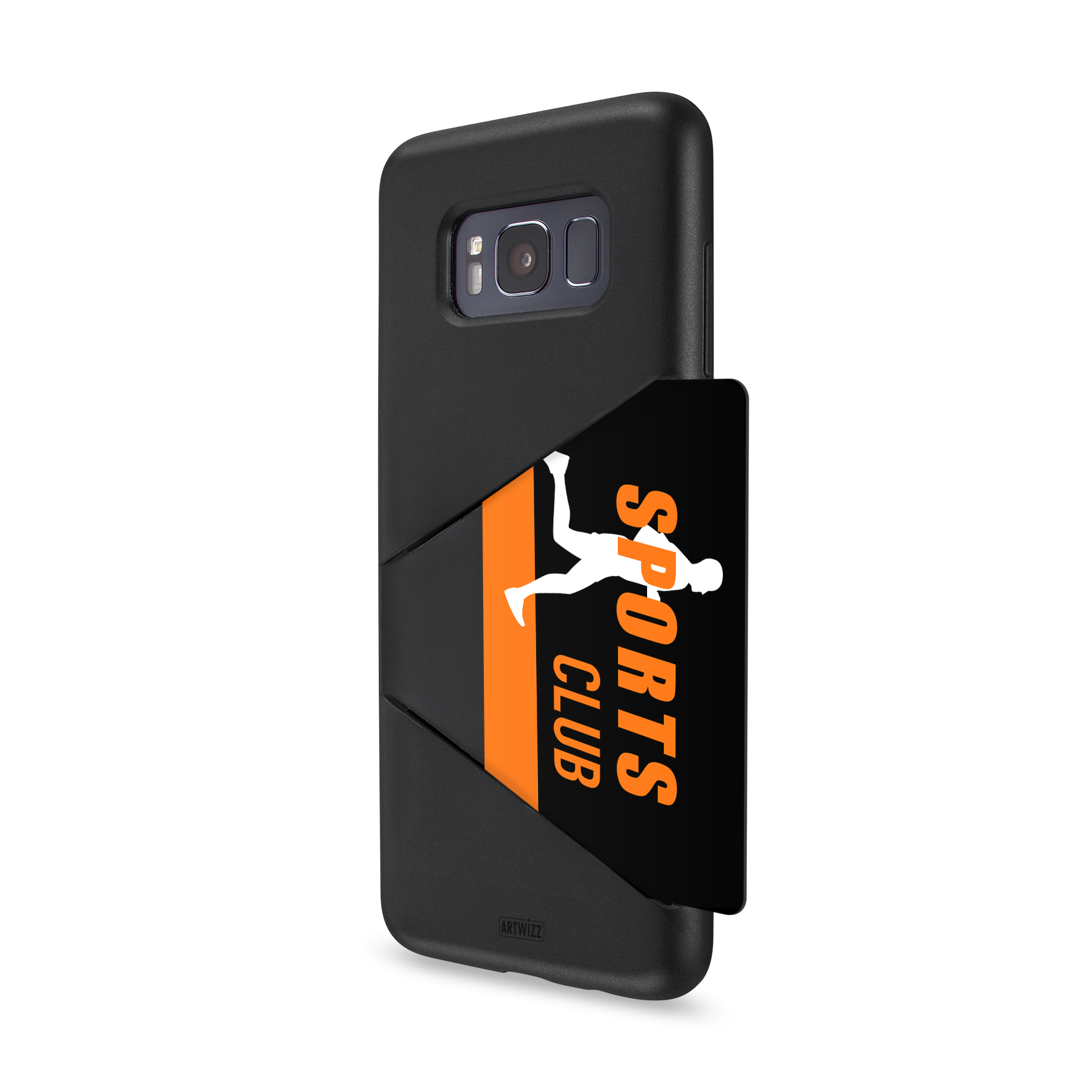 ARTWIZZ TPU Card Case, Backcover, Schwarz Galaxy S9, Samsung