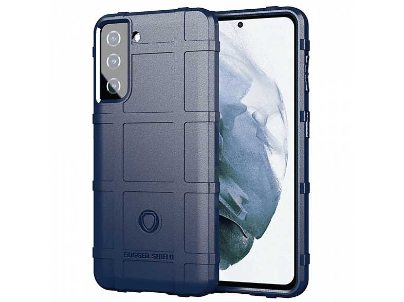 CASEONLINE Rugged - Blau, Backcover, Samsung, Galaxy S21 Plus, Blau