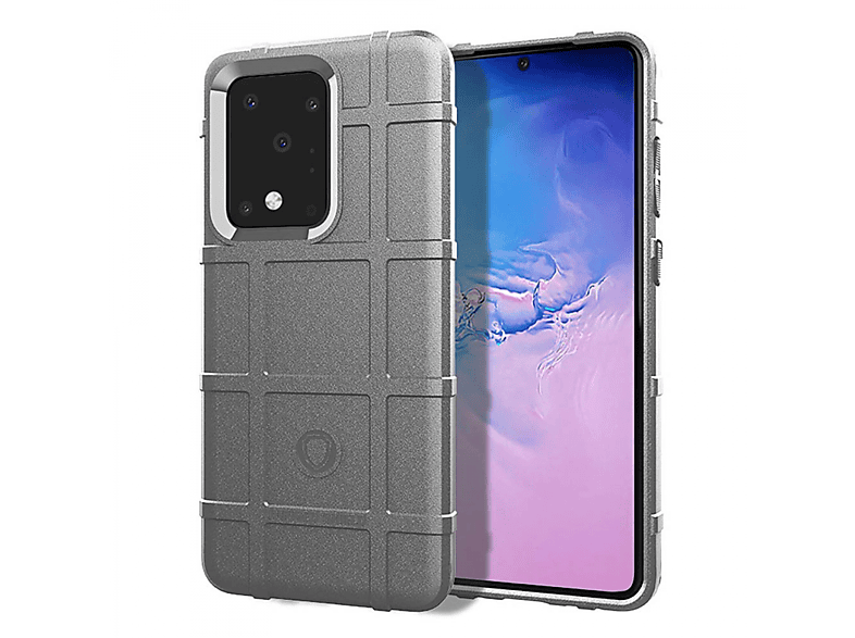 Grau Galaxy - Backcover, Samsung, Ultra, S20 Rugged Grau, CASEONLINE
