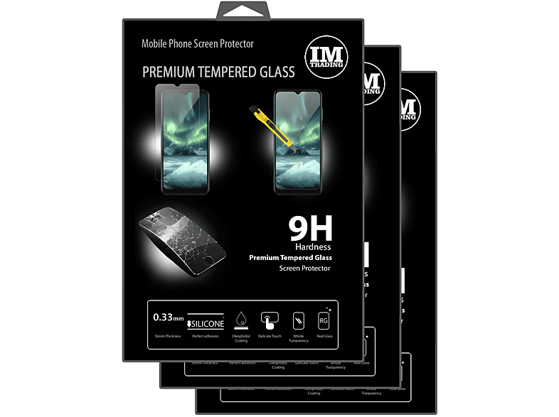 COFI 3X Schutz Glas 9H Displayschutz(für Nokia 6.3) | Displayschutzfolien & Gläser