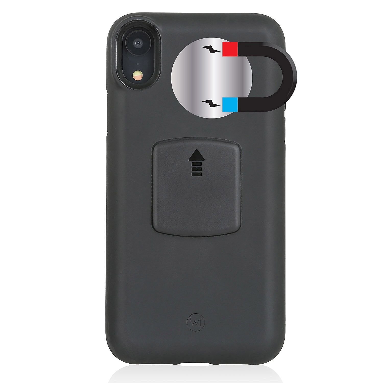 WICKED CHILI QuickMOUNT Outdoor Case KFZ schwarz Schutzhülle iPhone für Fahrrad Smartphone und Handy für Bike Hülle Schutzhülle, Halter - XR