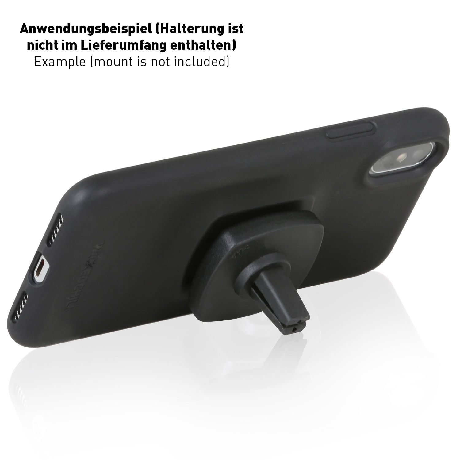 Autohalterung XS WICKED Fahrrad Case / schwarz Hülle für - KFZ QuickMOUNT MTB Handy Rennrad Schutzhülle, und Smartphone für iPhone CHILI Bike X