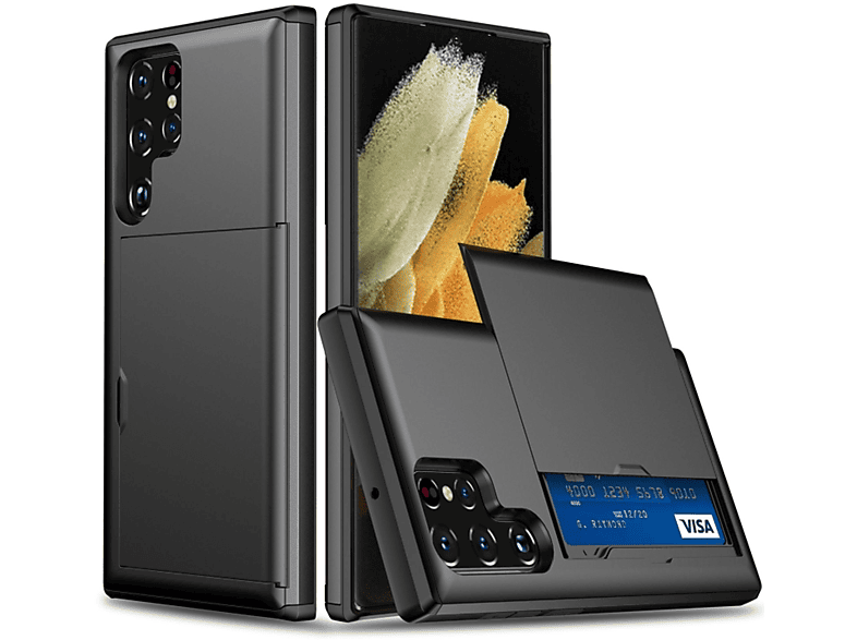 Schwarz KÖNIG Case, Ultra S22 Galaxy Backcover, Samsung, 5G, DESIGN