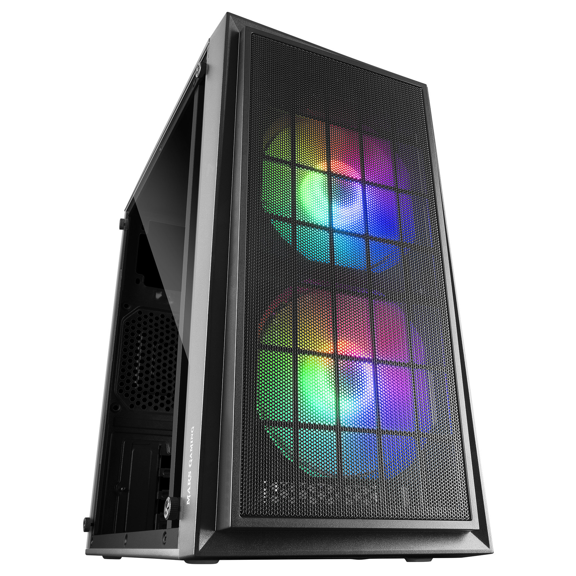 Caja PC Gaming - MCDUO MARS GAMING, Negro