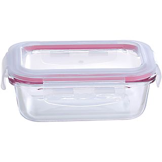 Recipiente Hermético 370Ml Borosilicato - BERGNER BG-25023-RD, 370 ml, Vidrio de borosilicato, Transparente