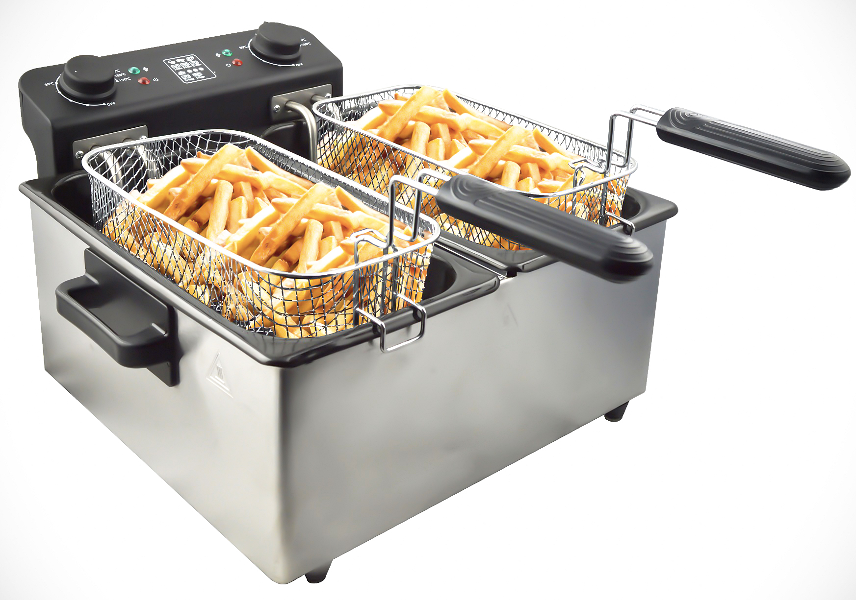 SENYA Family Fryer Fritteuse Grau Watt 3000