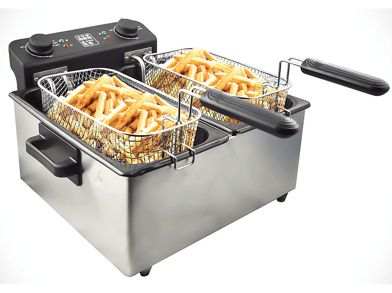 SENYA Family Fryer Fritteuse Grau 3000 Watt