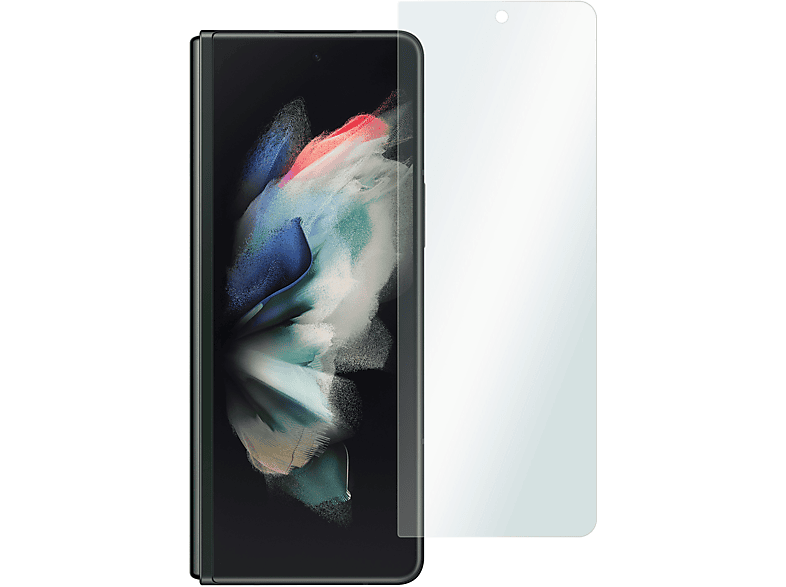 SLABO 4 x Displayschutzfolie Crystal Clear Displayschutz(für Samsung Galaxy Z Fold3 5G)