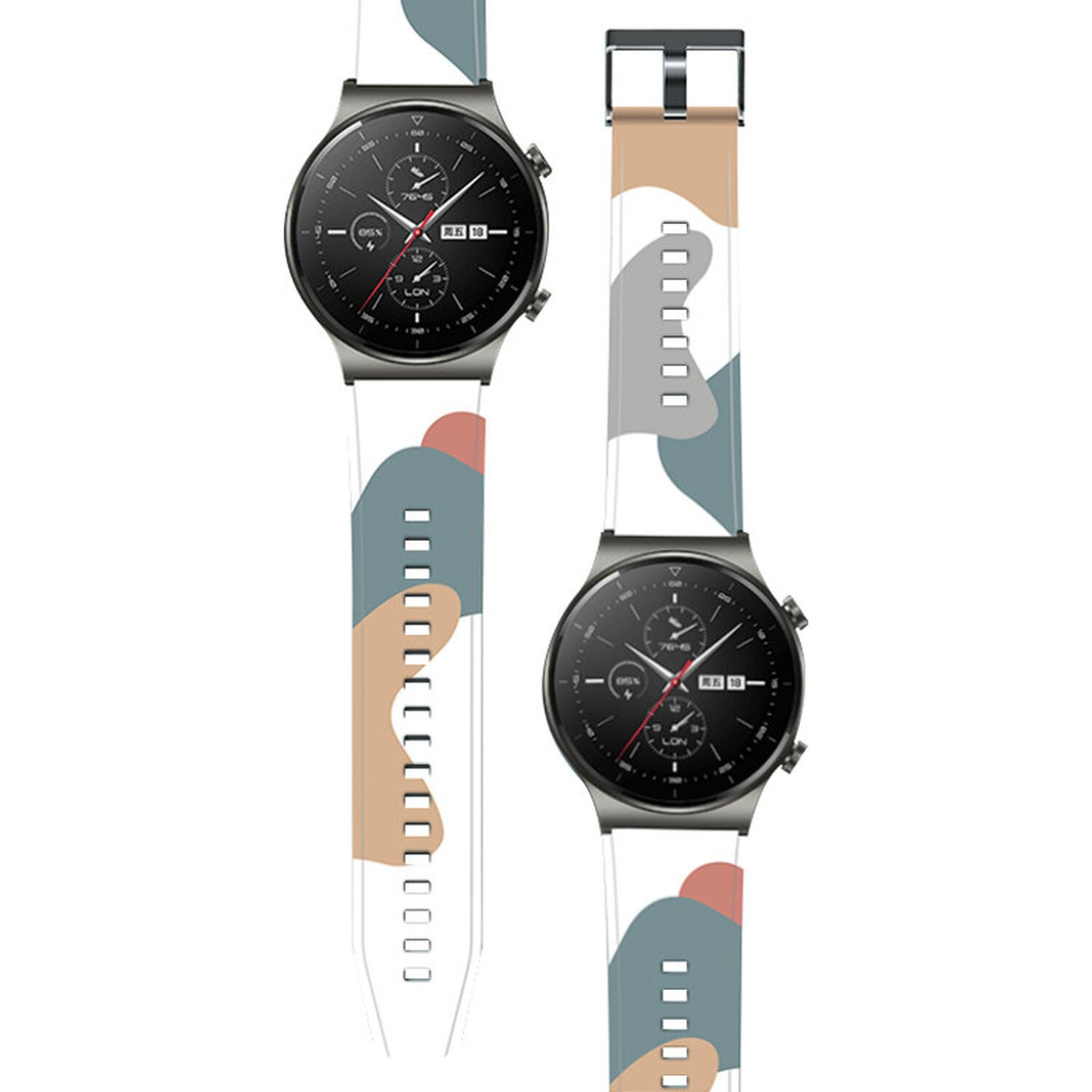 COFI Strap Moro Ersatzarmband kompatibel Armband 3, Huawei, Huawei Motiv Smartband, mit GT2 Camo Pro, Pro Watch 3 Armband Watch Motiv GT2