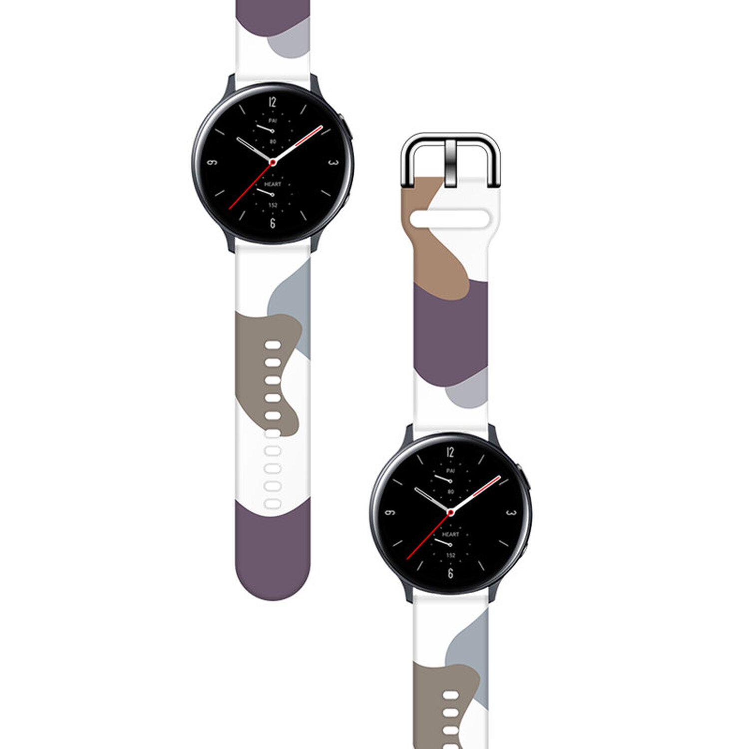 9 Watch COFI Smartband, 46mm, Galaxy Strap Motiv Samsung, Moro Camo,