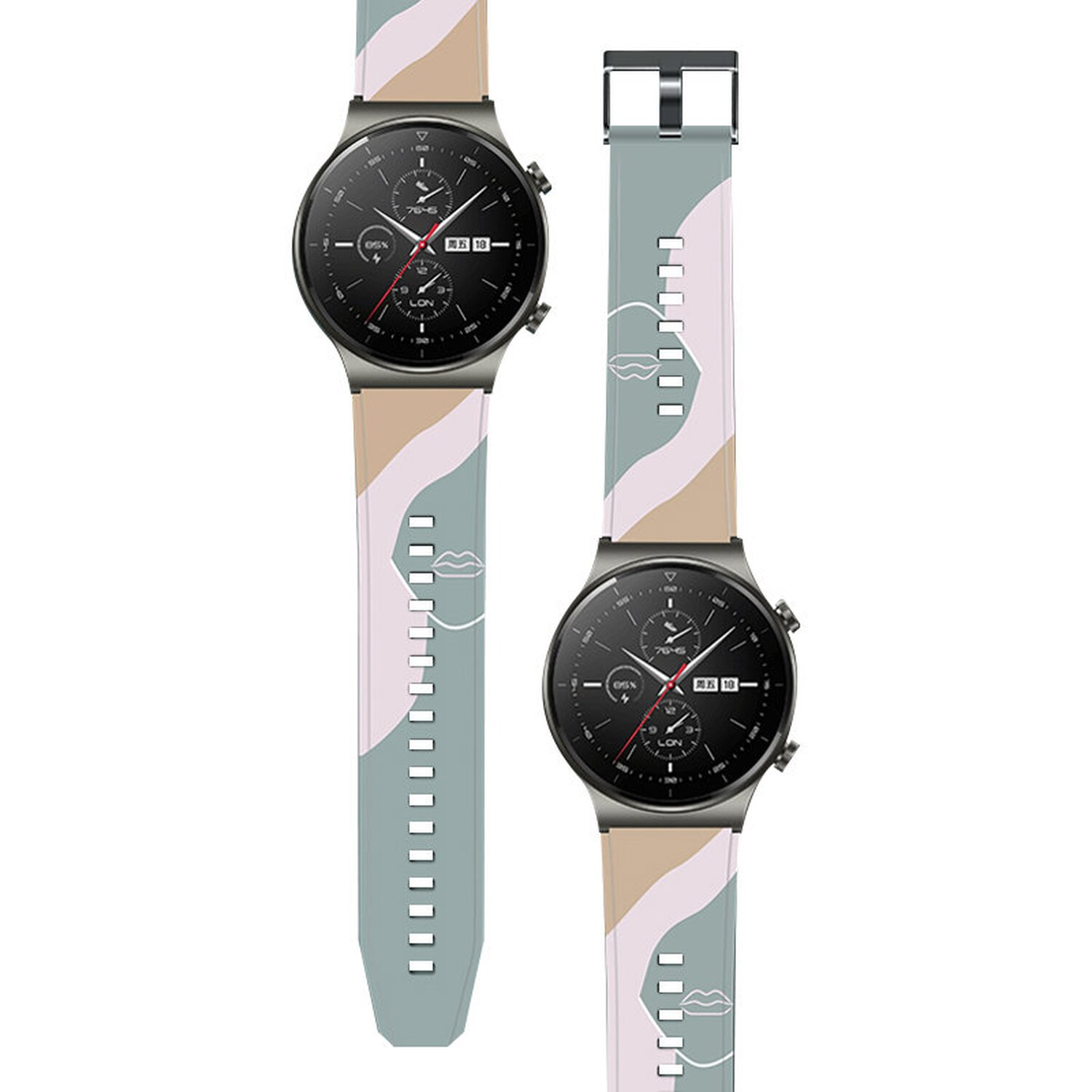 Pro kompatibel Huawei Huawei, Armband Motiv Ersatzarmband Armband Moro Smartband, GT2 Camo Strap mit COFI Watch GT2 Pro, 1, Watch 1 Motiv