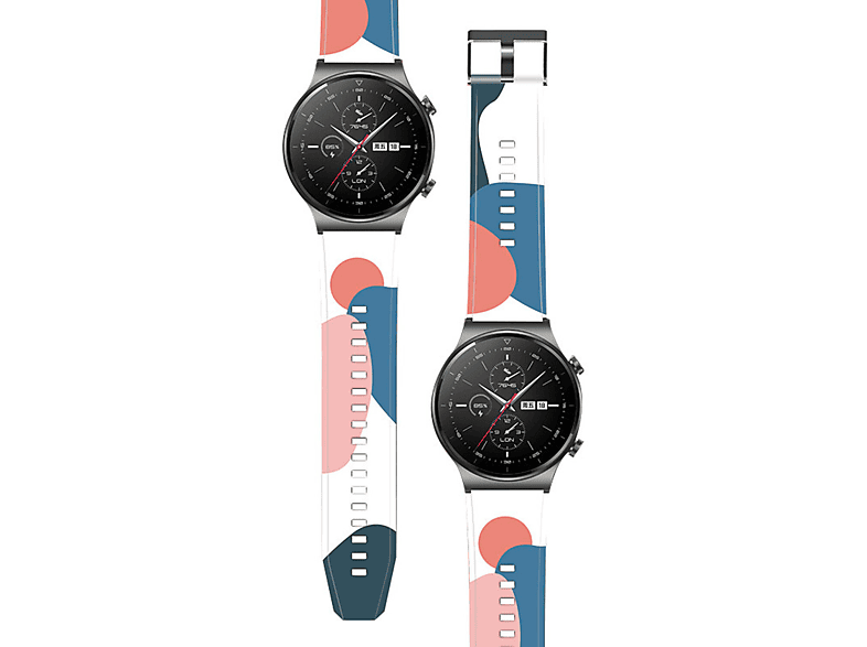 COFI Strap Moro Ersatzarmband kompatibel mit Huawei Watch GT2 Pro Armband Armband Camo Motiv 11, Smartband, Huawei, Watch GT2 Pro, Motiv 11
