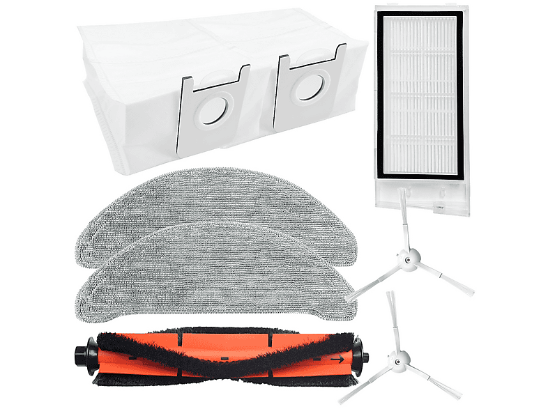 Roboter-Deals Set Accessori Per ILIFE E ZACO A4, A6, A8 – 4 Filtri E 1 Spazzola Laterale - 2