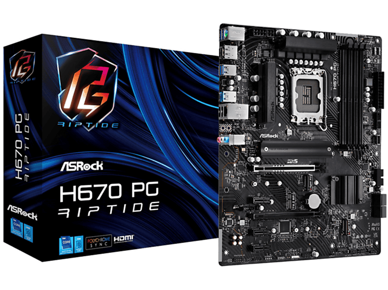 ASROCK H670 PG Riptide Mainboards schwarz; silber | SATURN