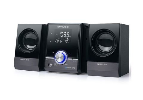 Muse M-630 DWT sistema de audio para el hogar Minicadena de música para uso  doméstico 40 W Negro, Rojo