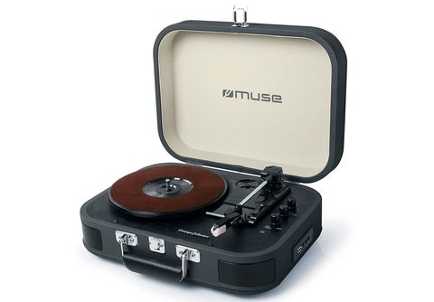 Muse MT-201 Gld Negro Tocadiscos Estéreo/USB/Bluetooth : .es:  Electrónica