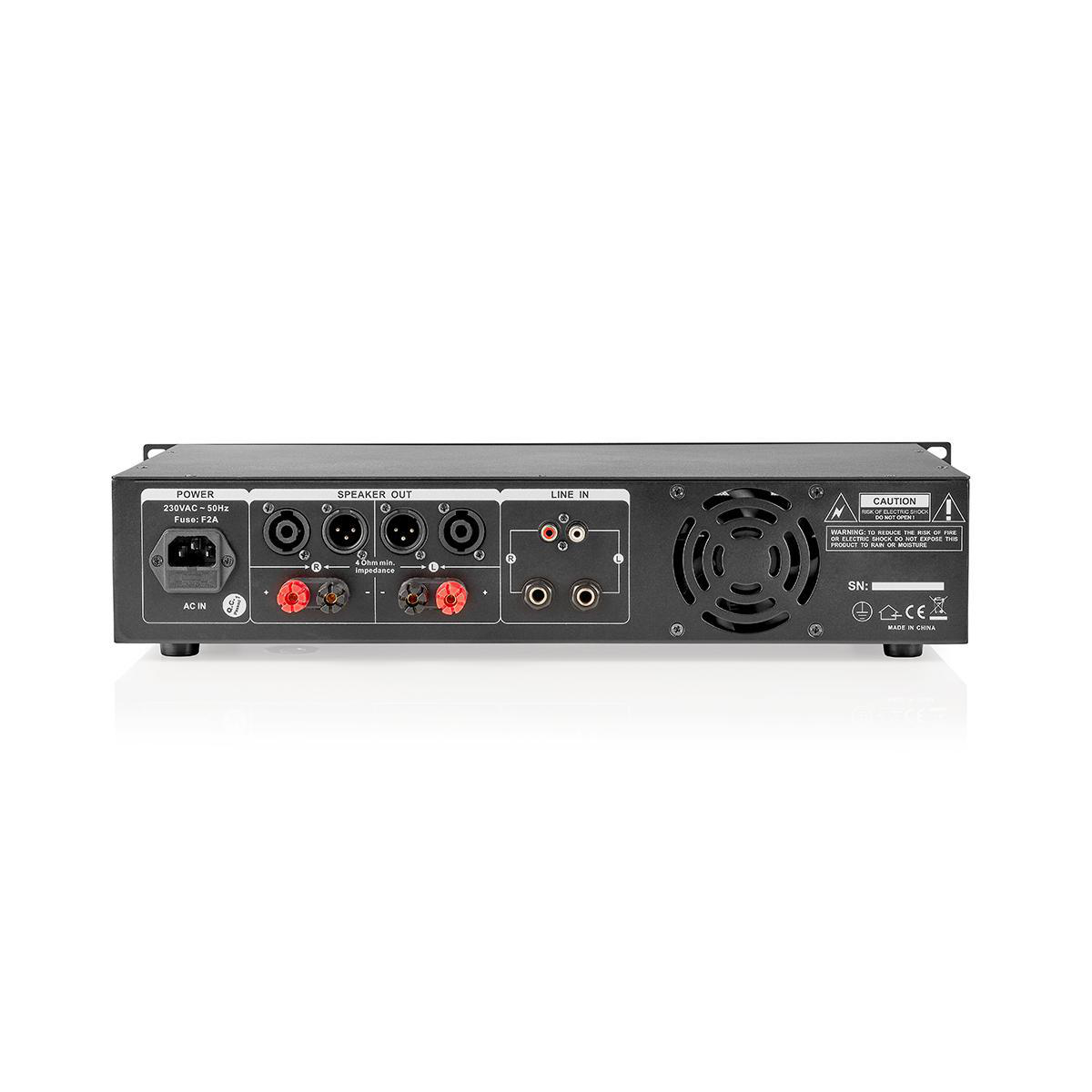 NEDIS AAMP16120BK PA-Versterker Zwart