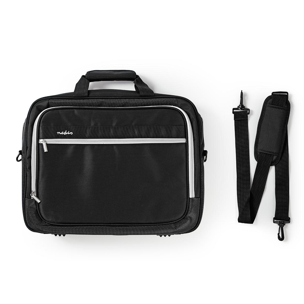 Universal für Polyester, NEDIS Sleeve NBBG17200BK Schwarz Notebook-Tasche
