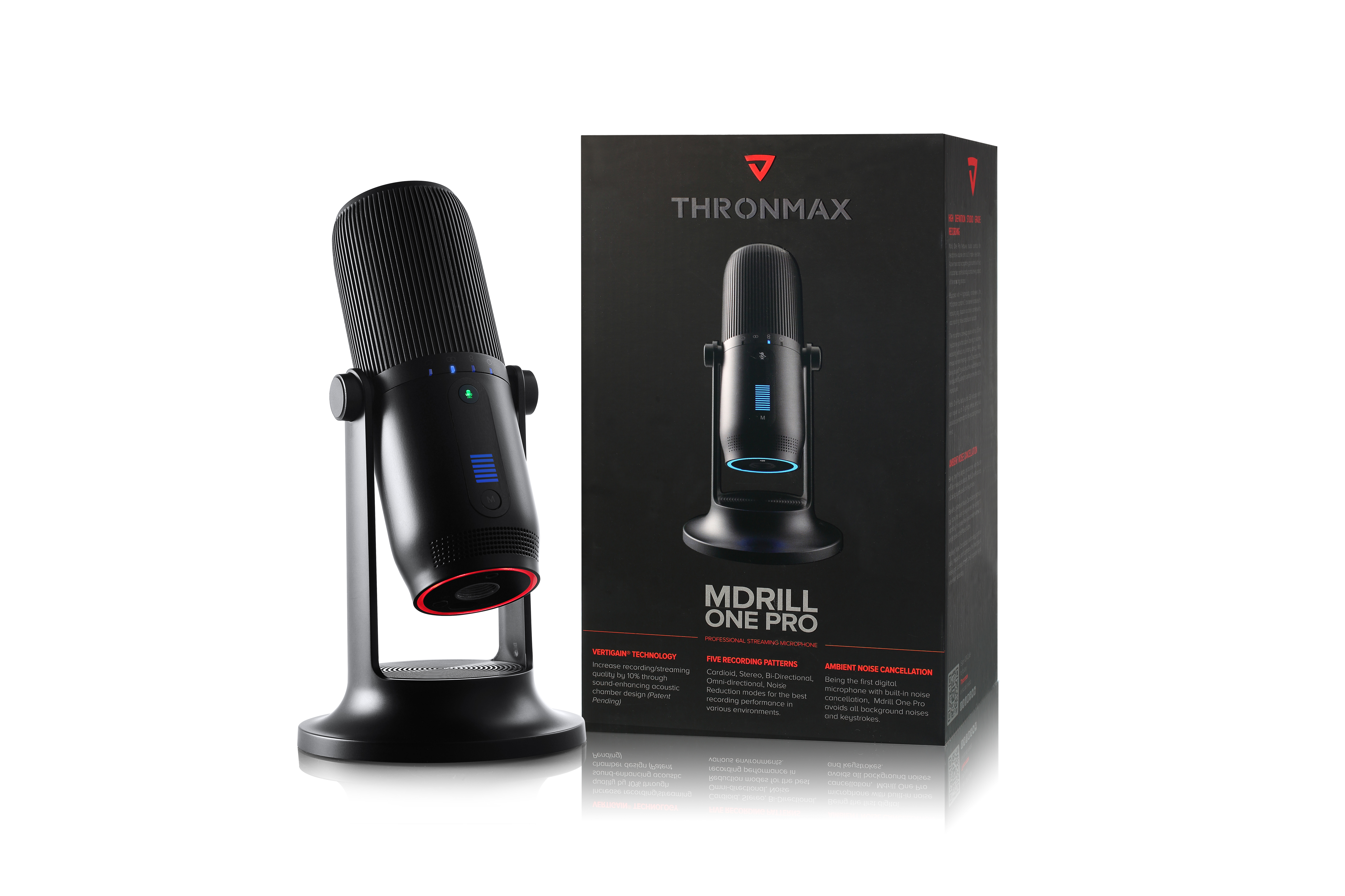 THRONMAX MDRILL Mikrofon, Black ONE